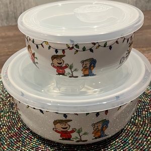 Peanuts food containers
